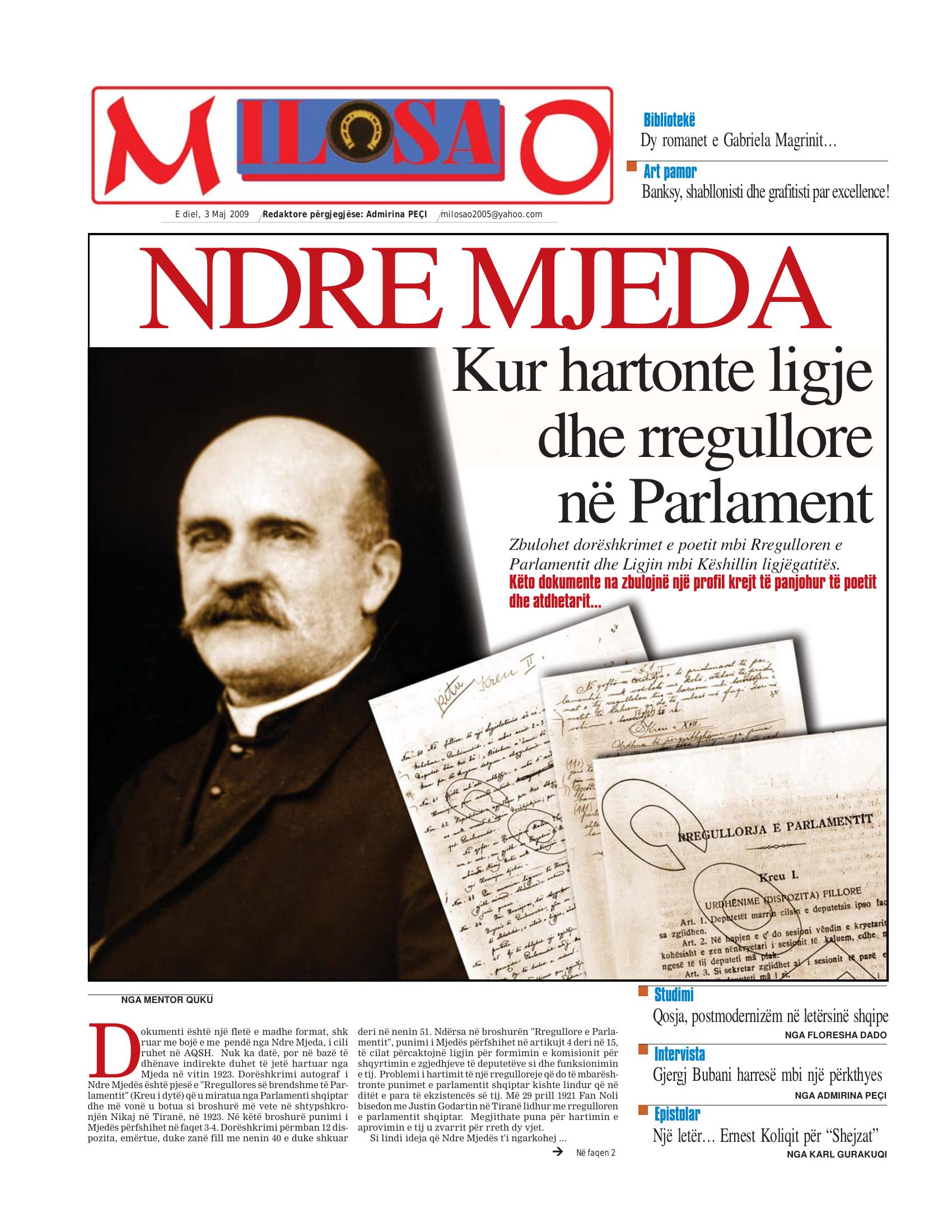 Gazeta Shqiptare 2009-05-03